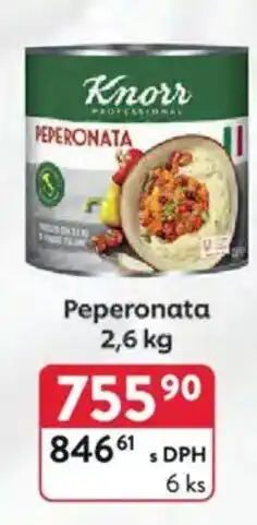 Qanto Knorr Peperonata nabídka