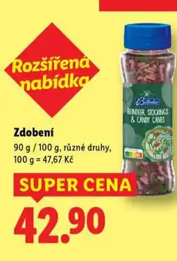 Lidl Zdobení nabídka