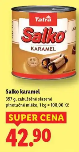 Lidl Salko karamel nabídka