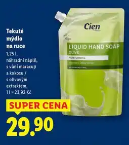 Lidl Cien tekuté mýdlo na ruce nabídka