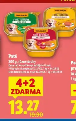 Lidl Paté nabídka