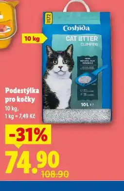 Lidl Coshida podestýlka pro kočky nabídka