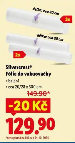 Lidl Fólie do vakuovačky nabídka