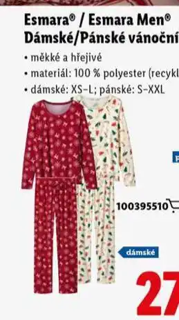 Lidl Dámské pyžamo nabídka