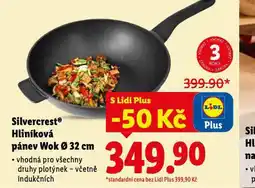 Lidl Hliníková pánev wok 32 cm nabídka