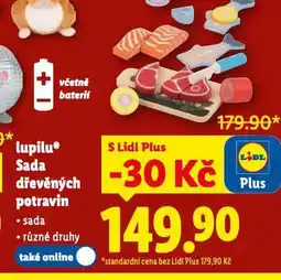 Lidl Sada dřevěných plastelín nabídka