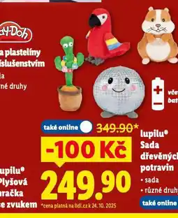 Lidl Plyšová hračka se zvukem nabídka