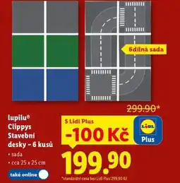 Lidl Stavební desky 6 kusů nabídka