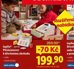 Lidl Příslušenství k dřevěnému obchodu nabídka