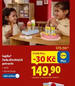 Lidl Sada dřevěných potravin nabídka