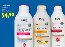 Lidl Cien tělový krém nabídka