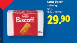 Lidl Lotus biscoff sušenky nabídka