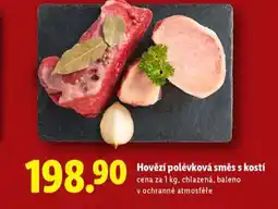 Lidl Hovězí polévková směs s kostí nabídka