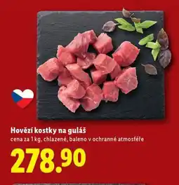 Lidl Hovězí kostky na guláš nabídka