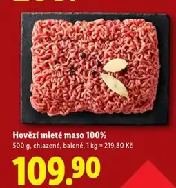 Lidl Hovězí mleté maso 100% nabídka
