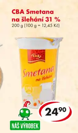 CBA CBA Smetana na šlehání 31 % nabídka