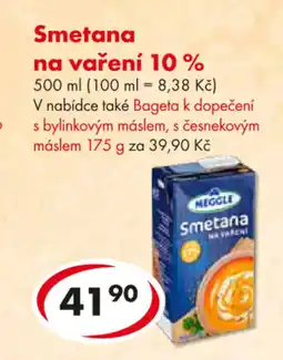 CBA MEGGLE Smetana na vaření 10 % nabídka