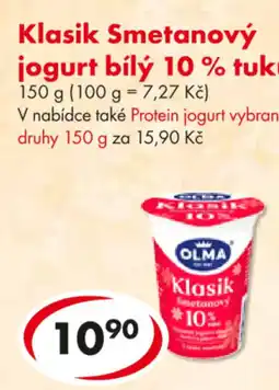 CBA Klasik Smetanový jogurt bílý 10 % tuku nabídka
