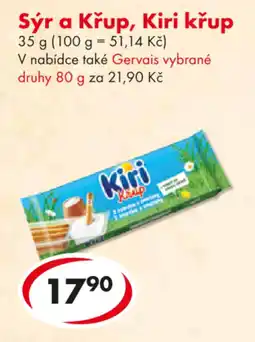 CBA Sýr a Křup, Kiri křup nabídka