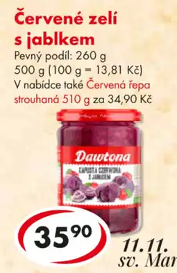CBA Dawtona Červené zelí s jablkem nabídka