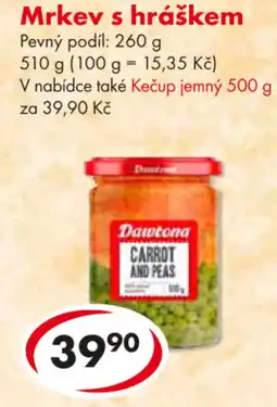 CBA Dawtona Mrkev s hráškem nabídka