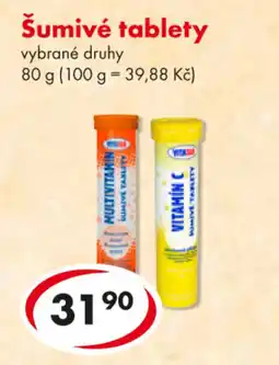 CBA Šumivé tablety nabídka