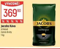 Globus Jacobs Káva zrnková nabídka