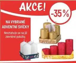 Globus Na vybrané Adventní svíčky nabídka
