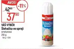 Globus VÁŠ VÝBĚR Šlehačka ve spreji nabídka