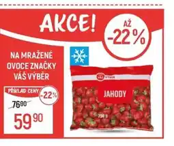 Globus Na mražené ovoce značky Váš výběr nabídka