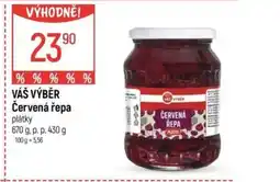Globus VÁŠ VÝBĚR Červená řepa nabídka