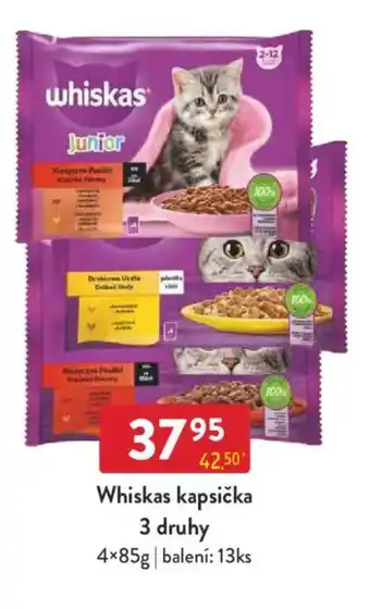 Qanto Whiskas kapsička nabídka