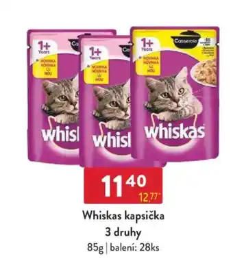 Qanto Whiskas kapsička nabídka
