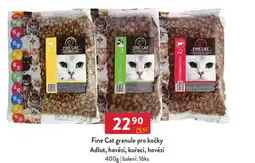 Qanto Fine Cat granule pro kočky Adlut, hovězí, kuřecí, hovězí nabídka