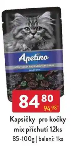 Qanto Kapsičky pro kočky mix příchutí 12 ks nabídka