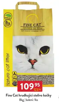 Qanto Fine Cat hrudkující stelivo kočky nabídka