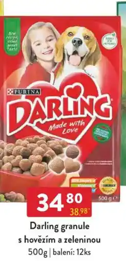 Qanto Darling granule s hovězím a zeleninou nabídka