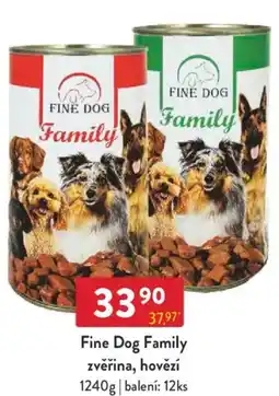 Qanto Fine Dog Family zvěřina, hovězí nabídka