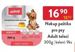 Qanto Nakup paštika pro psy Adult telecí nabídka