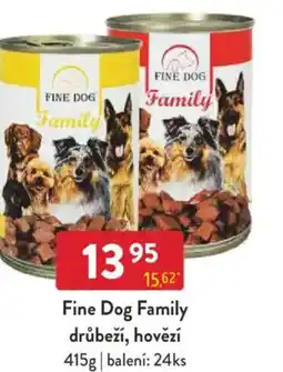 Qanto Fine Dog Family drůbeží, hovězí nabídka