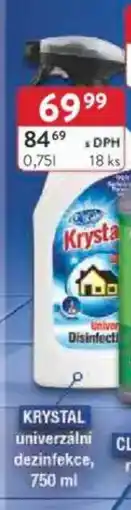 Qanto KRYSTAL univerzálni dezinfekce nabídka
