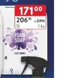 Qanto ISOLDA Violet energy, pěnové mýdlo nabídka