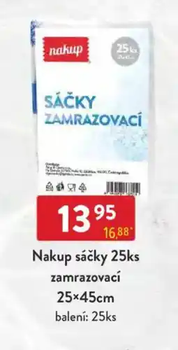 Qanto Nakup sáčky zamrazovací 25x45cm nabídka