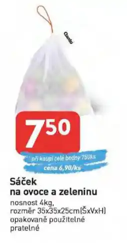 Qanto Sáček na ovoce a zeleninu nabídka