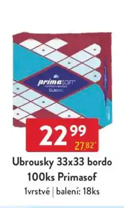 Qanto Ubrousky 33x33 bordo Primasof nabídka