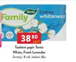 Qanto Toaletní papír Tento White, Fresh Lavender nabídka