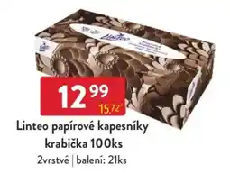 Qanto Linteo papírové kapesníky krabička nabídka