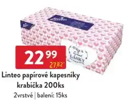 Qanto Linteo papírové kapesníky krabička nabídka
