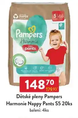 Qanto Dětské pleny Pampers Harmonie Nappy Pants S5 nabídka