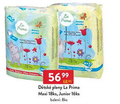 Qanto Dětské pleny La Prima nabídka
